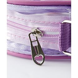 Babyhug Sling Bag with Bow & Heart Applique - Pink Sling Bag -Purple