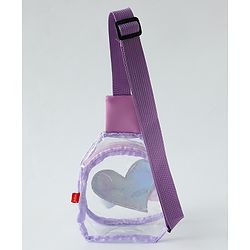 Babyhug Sling Bag with Bow Applique - Purple