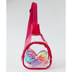 Babyhug Sling Bag with Bow Applique - Purple