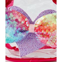 Babyhug Sling Bag with Bow Applique - Purple
