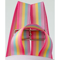 Babyhug Fashion Backpacks With Teddy Bear Applique - Multicolor