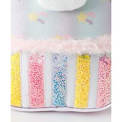 Babyhug Fashion Backpacks With Teddy Bear Applique - Multicolor