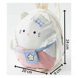 Babyhug Fashion Backpacks  - White&Pink