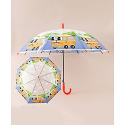Babyhug Bus Printed Umbrella - Multicolor