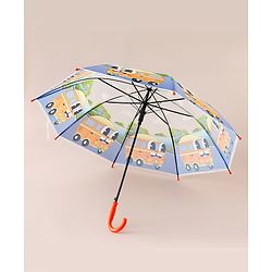 Babyhug Bus Printed Umbrella - Multicolor
