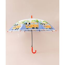 Babyhug Bus Printed Umbrella - Multicolor