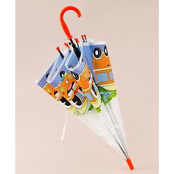 Babyhug Bus Printed Umbrella - Multicolor