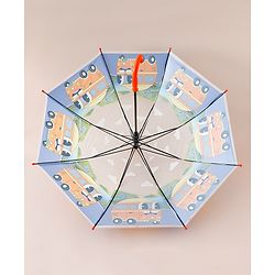 Babyhug Bus Printed Umbrella - Multicolor