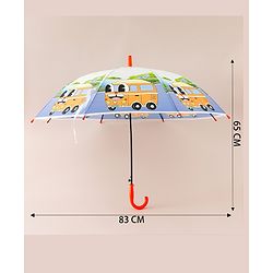 Babyhug Bus Printed Umbrella - Multicolor