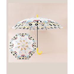 Babyhug Car Printed Umbrella - Multicolor