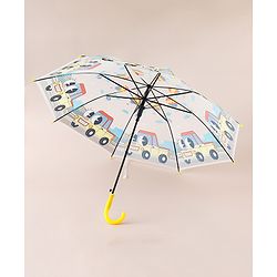 Babyhug Car Printed Umbrella - Multicolor