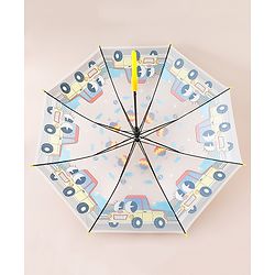 Babyhug Car Printed Umbrella - Multicolor