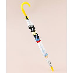 Babyhug Car Printed Umbrella - Multicolor