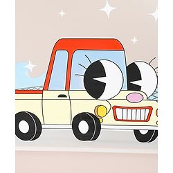 Babyhug Car Printed Umbrella - Multicolor