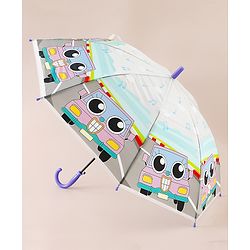 Babyhug Car Printed Umbrella - Multicolor