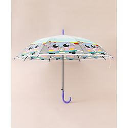 Babyhug Car Printed Umbrella - Multicolor
