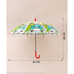 Babyhug Car Printed Umbrella - Multicolor