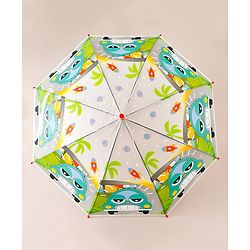 Babyhug Car Printed Umbrella - Multicolor