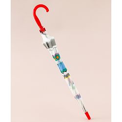 Babyhug Car Printed Umbrella - Multicolor