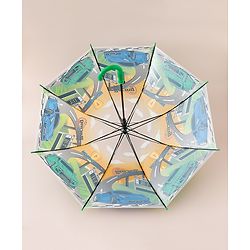Babyhug Racing Printed Umbrella - Multicolor