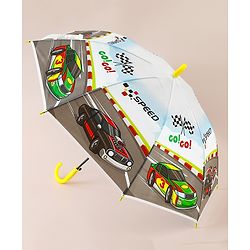 Babyhug Car Printed Umbrella - Multicolor