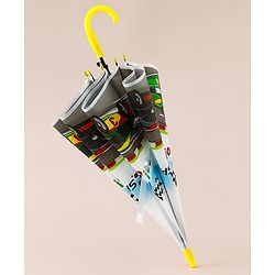 Babyhug Car Printed Umbrella - Multicolor