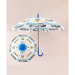 Babyhug Racing Printed Umbrella - Multicolor