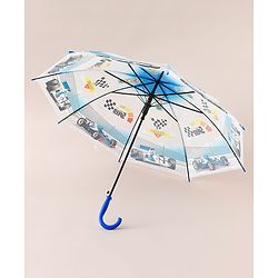 Babyhug Racing Printed Umbrella - Multicolor