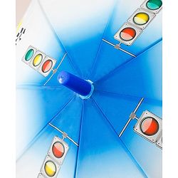 Babyhug Racing Printed Umbrella - Multicolor