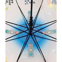 Babyhug Racing Printed Umbrella - Multicolor