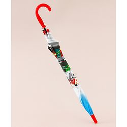 Babyhug Racing Printed Umbrella - Multicolor