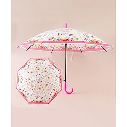 Babyhug Bunny Printed Umbrella - Multicolor