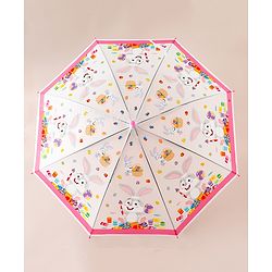 Babyhug Bunny Printed Umbrella - Multicolor