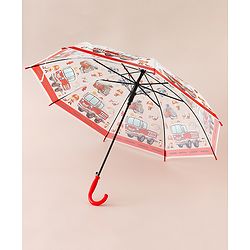 Babyhug Emergency Vehicle Printed Umbrella - Multicolor