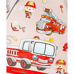 Babyhug Emergency Vehicle Printed Umbrella - Multicolor