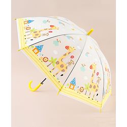 Babyhug Jungle Theme Printed Umbrella - Multicolor