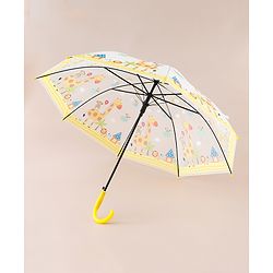 Babyhug Jungle Theme Printed Umbrella - Multicolor