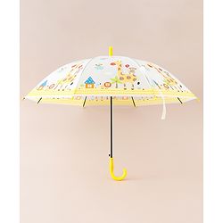 Babyhug Jungle Theme Printed Umbrella - Multicolor