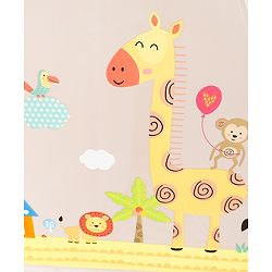 Babyhug Jungle Theme Printed Umbrella - Multicolor