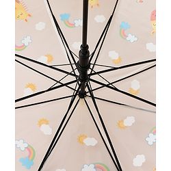 Babyhug Jungle Theme Printed Umbrella - Multicolor