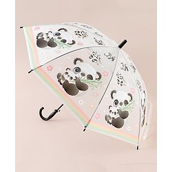 Babyhug Panda Printed Umbrella - Multicolor