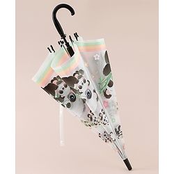 Babyhug Panda Printed Umbrella - Multicolor