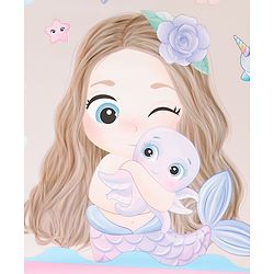 Babyhug Doll Printed Umbrella - Multicolor