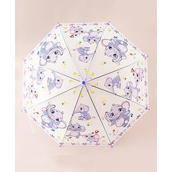 Babyhug Elephant Printed Umbrella - Multicolor