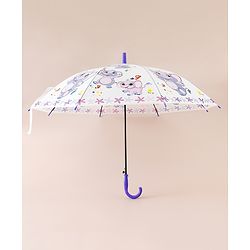Babyhug Elephant Printed Umbrella - Multicolor