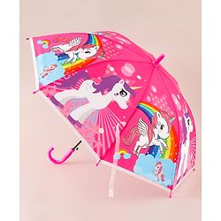 Babyhug Unicorn Printed Umbrella - Multicolor
