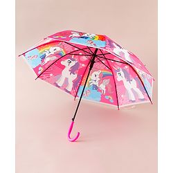 Babyhug Unicorn Printed Umbrella - Multicolor