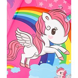 Babyhug Unicorn Printed Umbrella - Multicolor