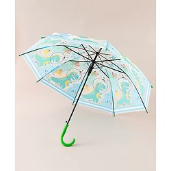 Babyhug Free Size Umbrella with Dinosaur Print - Multicolor