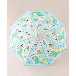 Babyhug Free Size Umbrella with Dinosaur Print - Multicolor